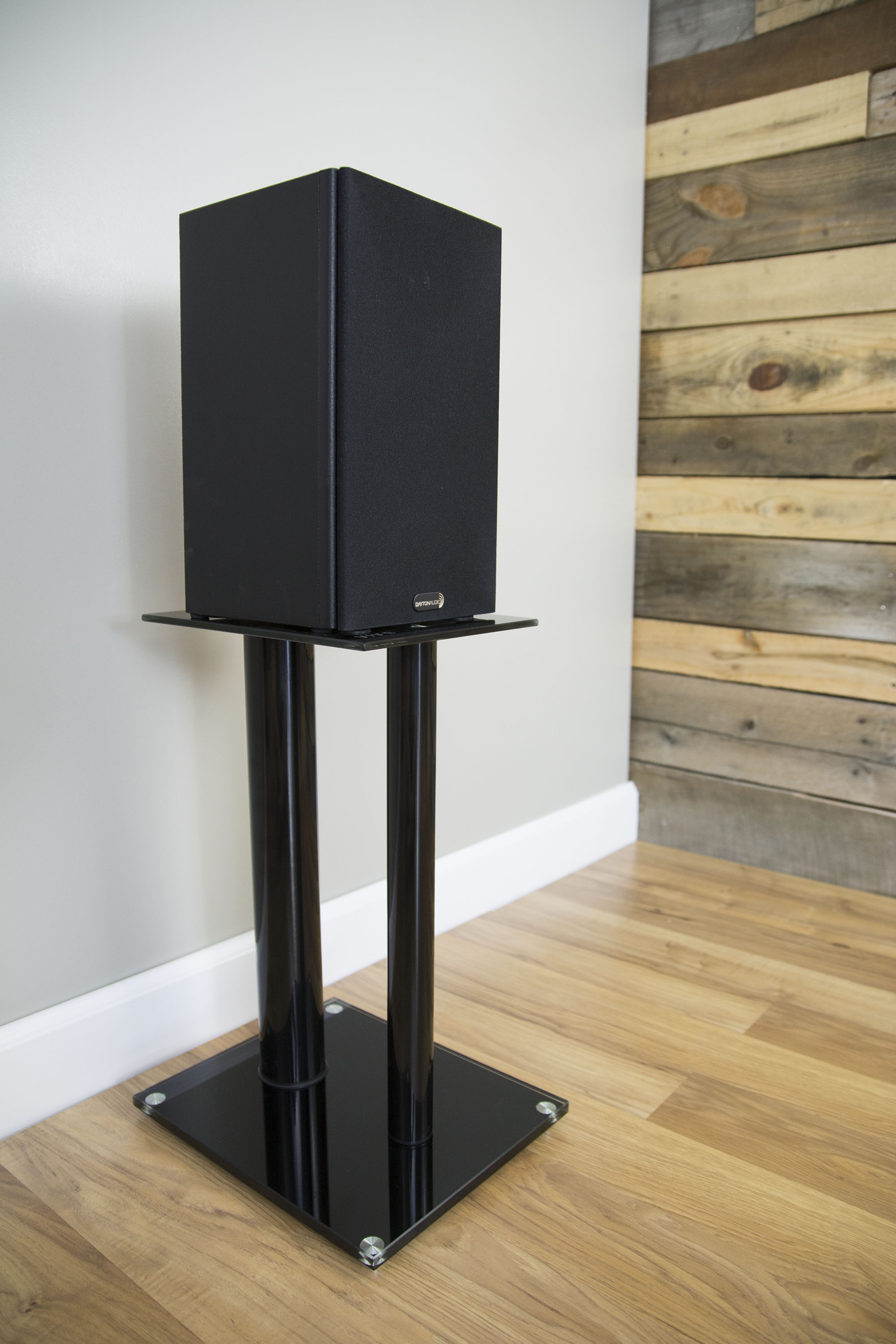 Premium Universal Floor Speaker Stands for Surround Sound & Book Shelf